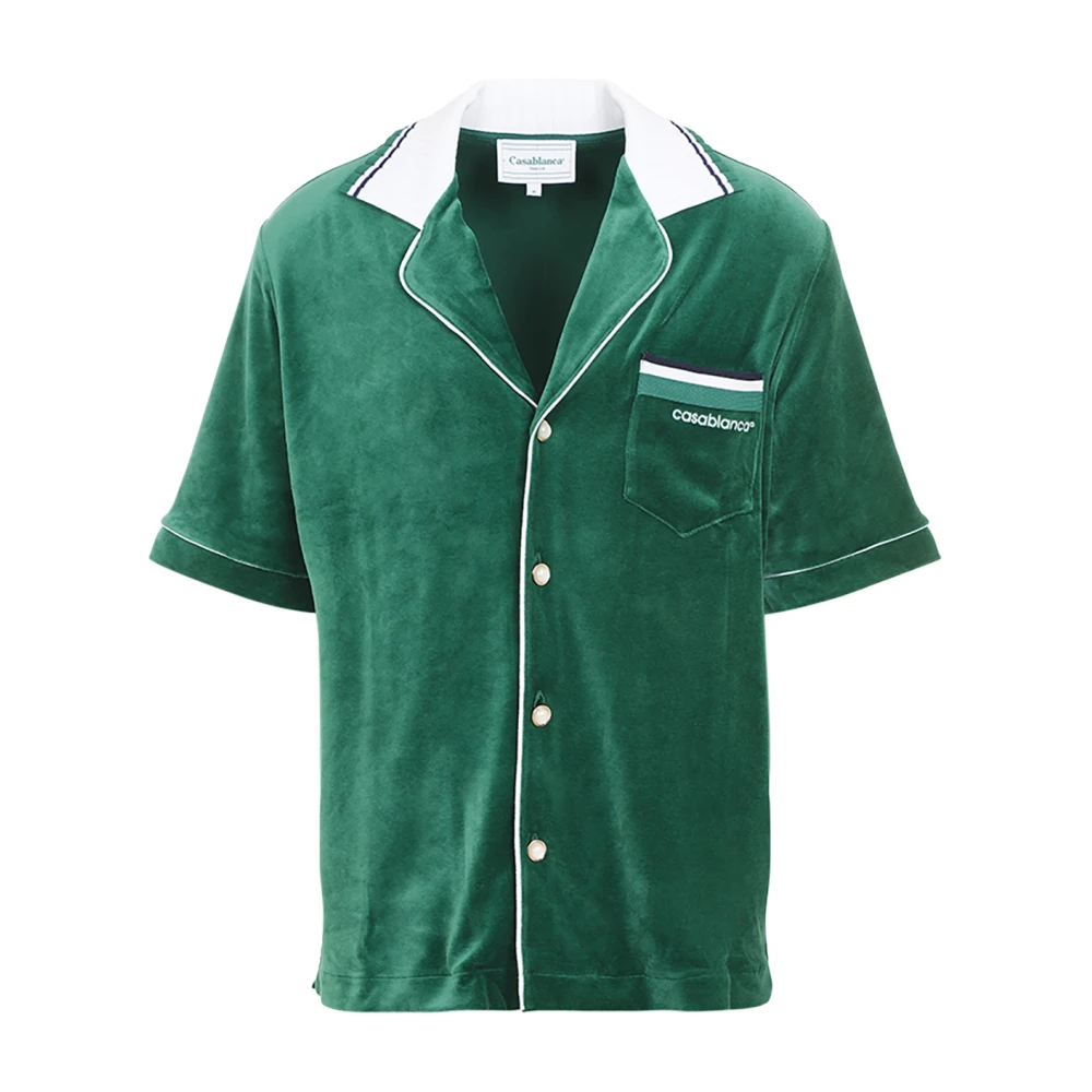 Casablanca Groene shirts voor mannen Aw24 Green Heren