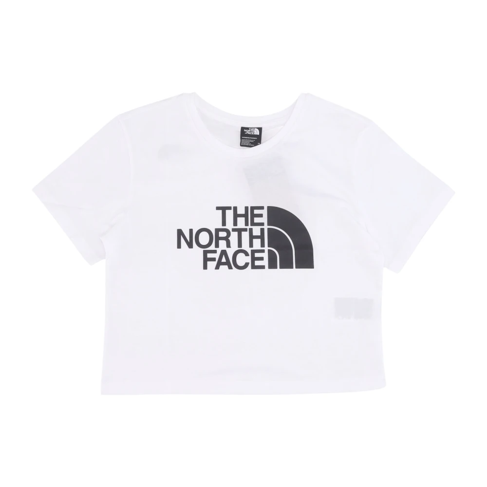 The North Face Witte Cropped Easy Tee Streetwear White Dames