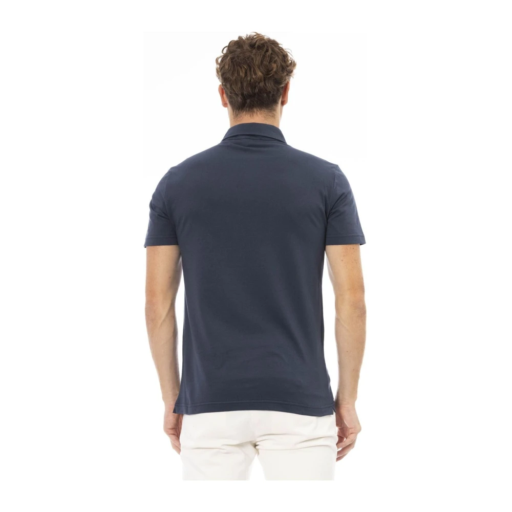 Baldinini Tijdloze elegantie polo shirt Blue Heren