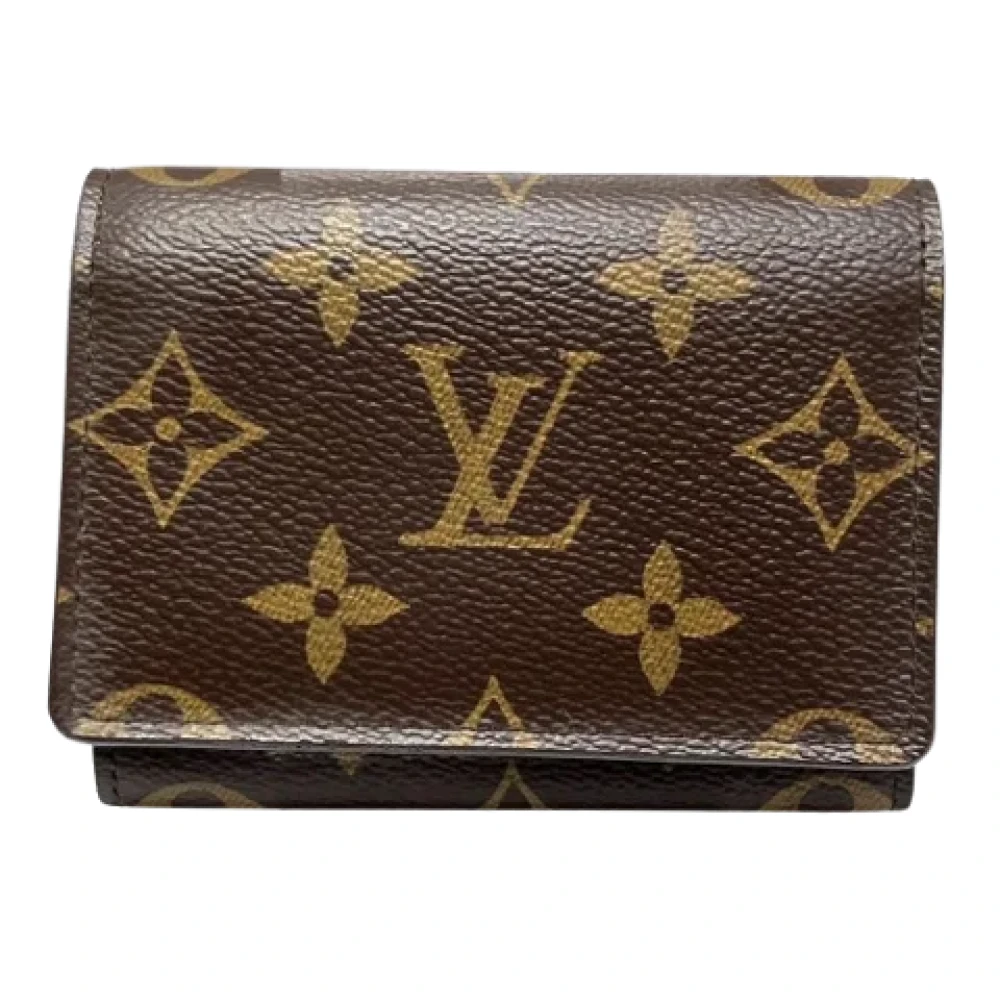 Louis Vuitton Vintage Pre-owned Canvas wallets Brown Dames