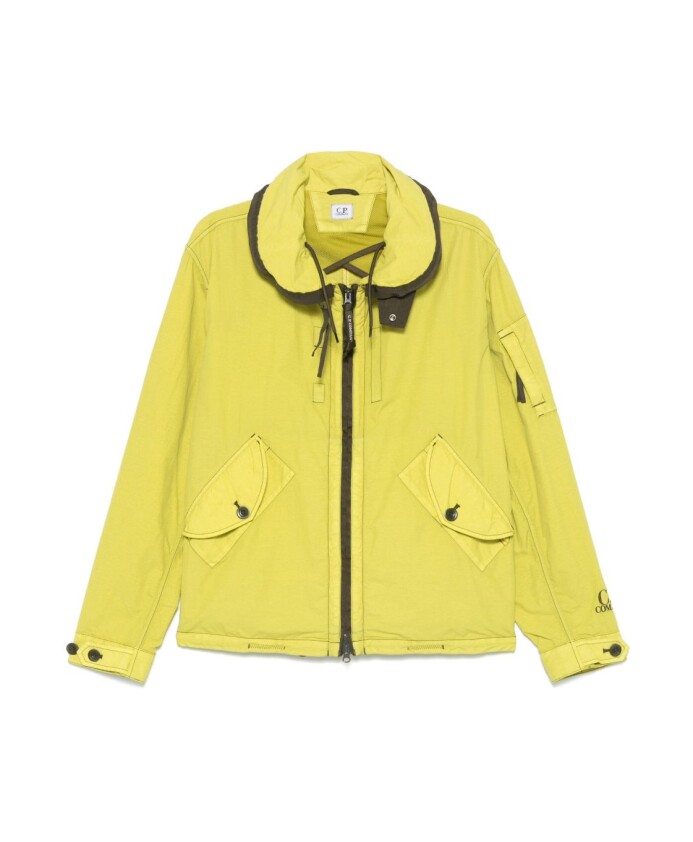 veste-vert-avocat-col-revers-capuche-cachee