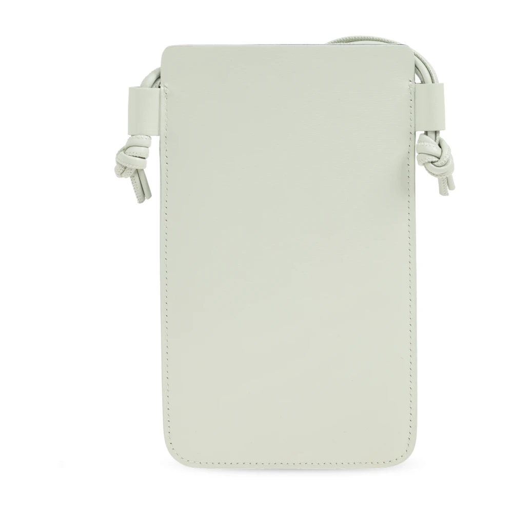 Jil Sander Leren telefoonhoes Green Dames