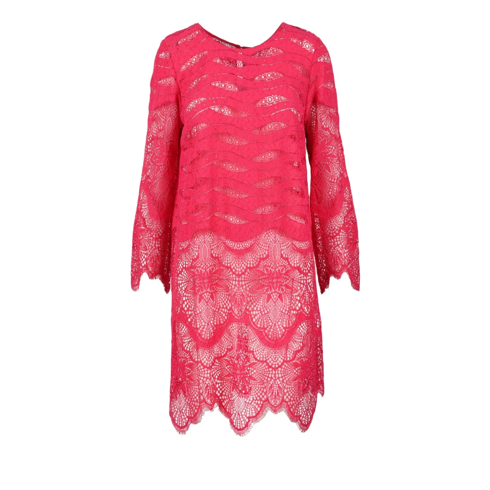 Twinset Damesjurk Polyester Katoenmix Pink Dames