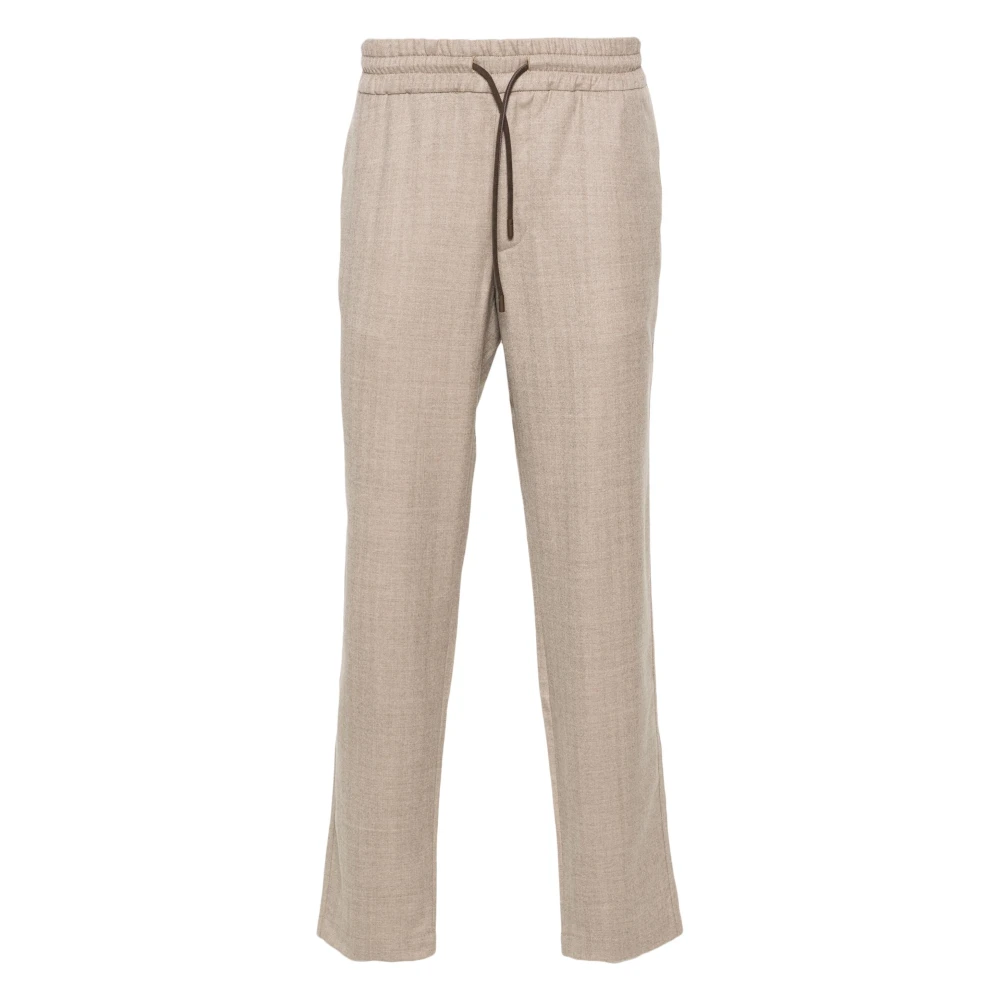 Sease Straight Trousers Beige Heren