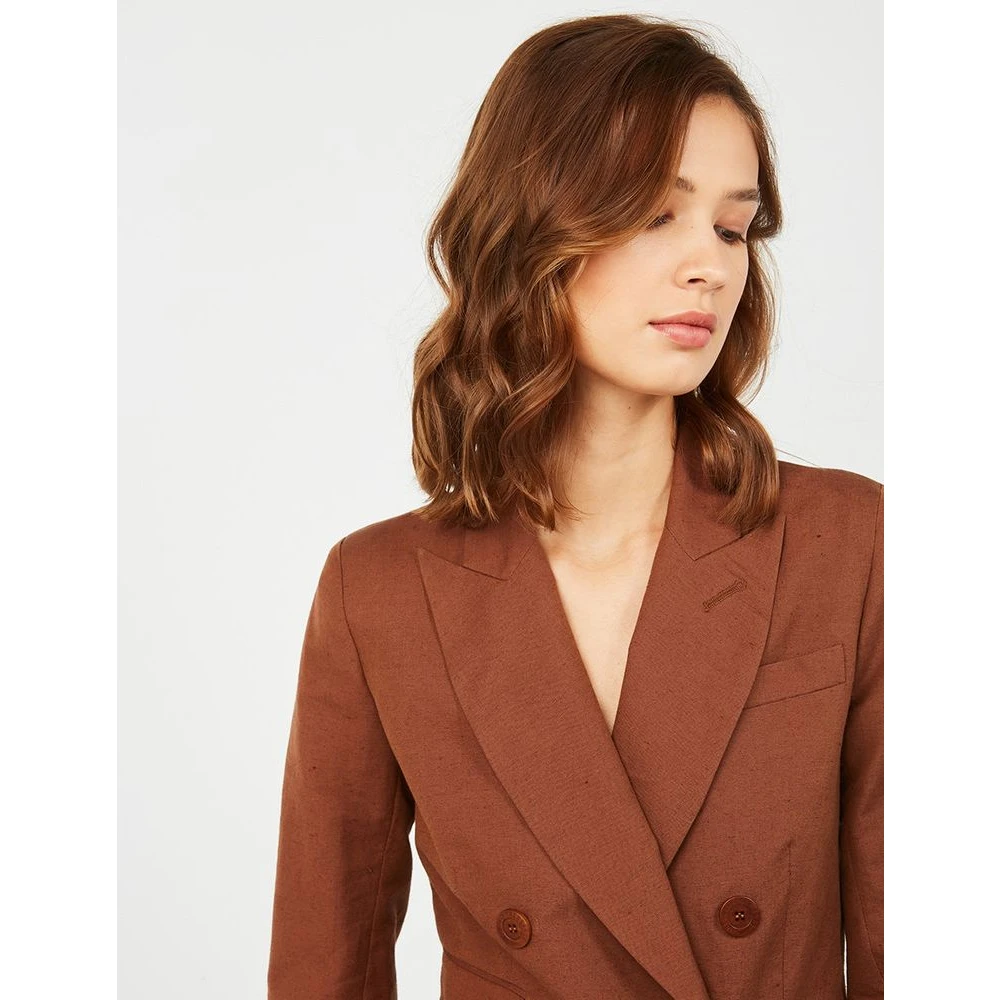 Ines De La Fressange Paris Maurice bruine jas Brown Dames