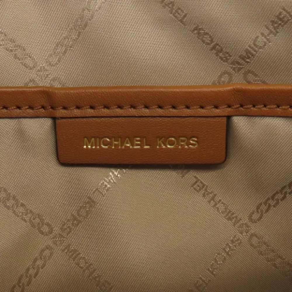 Michael Kors Pre-owned Plastic shoulder-bags Brown Dames