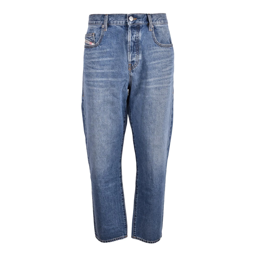 Diesel Katoen Hennep Mix Jeans Blue Heren