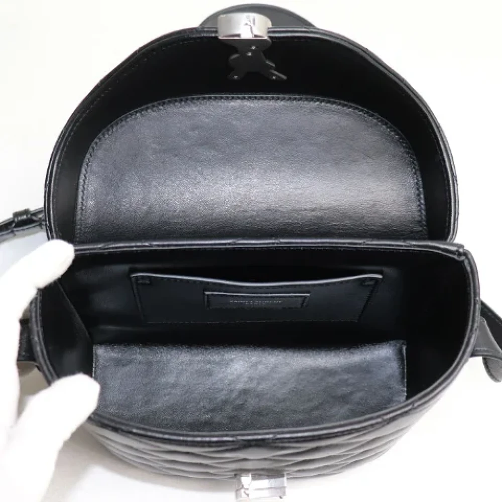 Yves Saint Laurent Vintage Pre-owned Leather shoulder-bags Black Dames