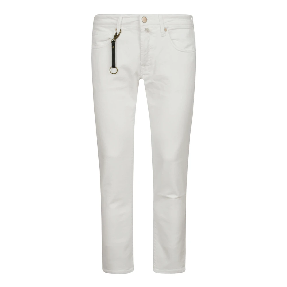 Incotex Men's White Slim Fit Jeans, W30, Slim-Fit Jeans