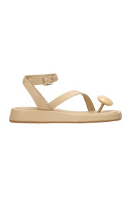 Platte sandalen