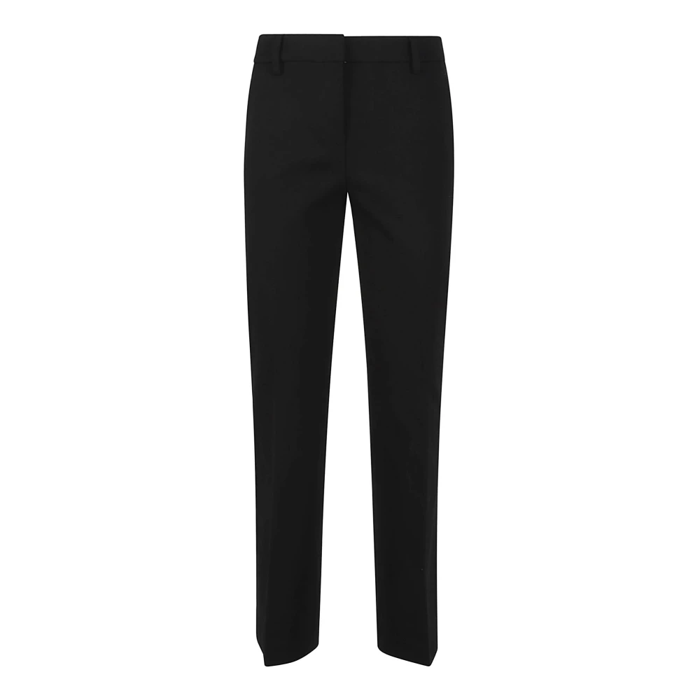 True Royal Elegante Zwarte Broek Gemaakt in Italië Black Dames