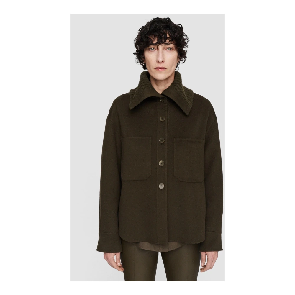 joseph Licht Dubbelzijdige Avocado Jas Green Dames
