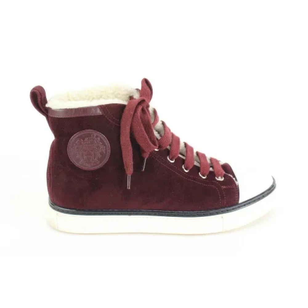 Hermès Vintage Begagnade sneakers Red, Dam