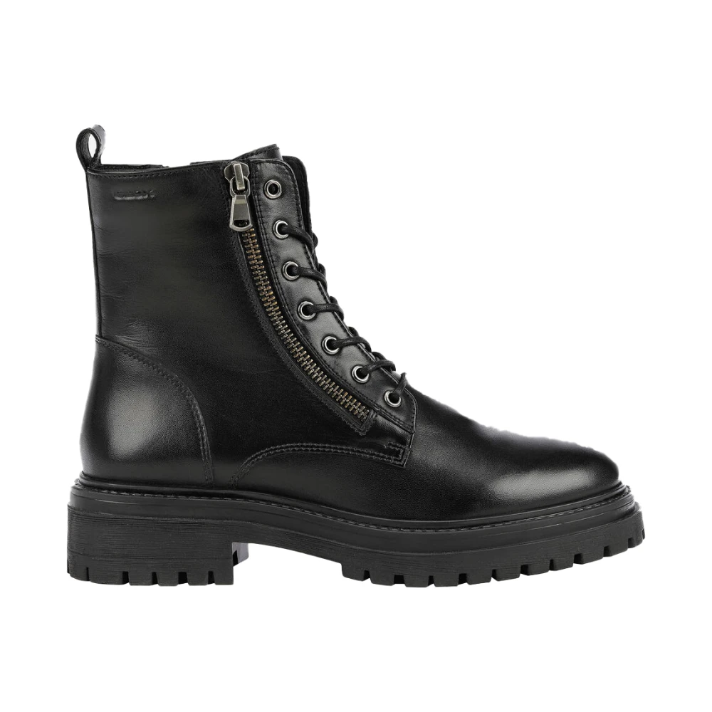 Geox Damen Schwarz Schnürstiefeletten D Iridea F D16hrf 00043 C9999 - Bild 5