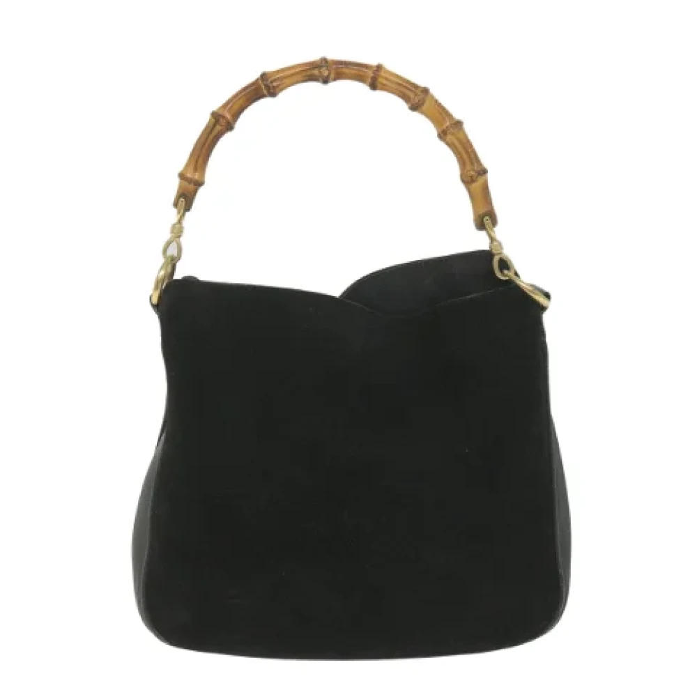 Gucci Vintage Pre-owned Suede gucci-bags Black Dames