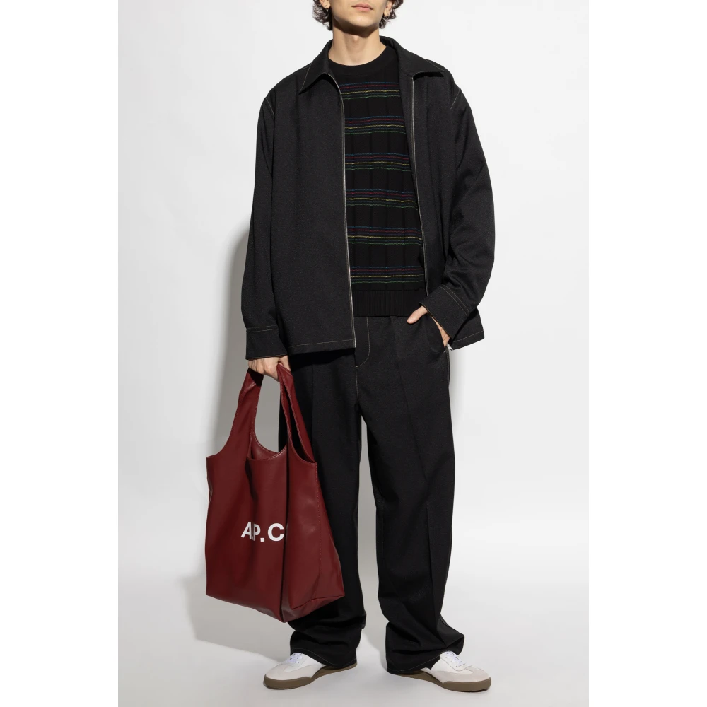 PS By Paul Smith Trui met gestreept patroon Black Heren