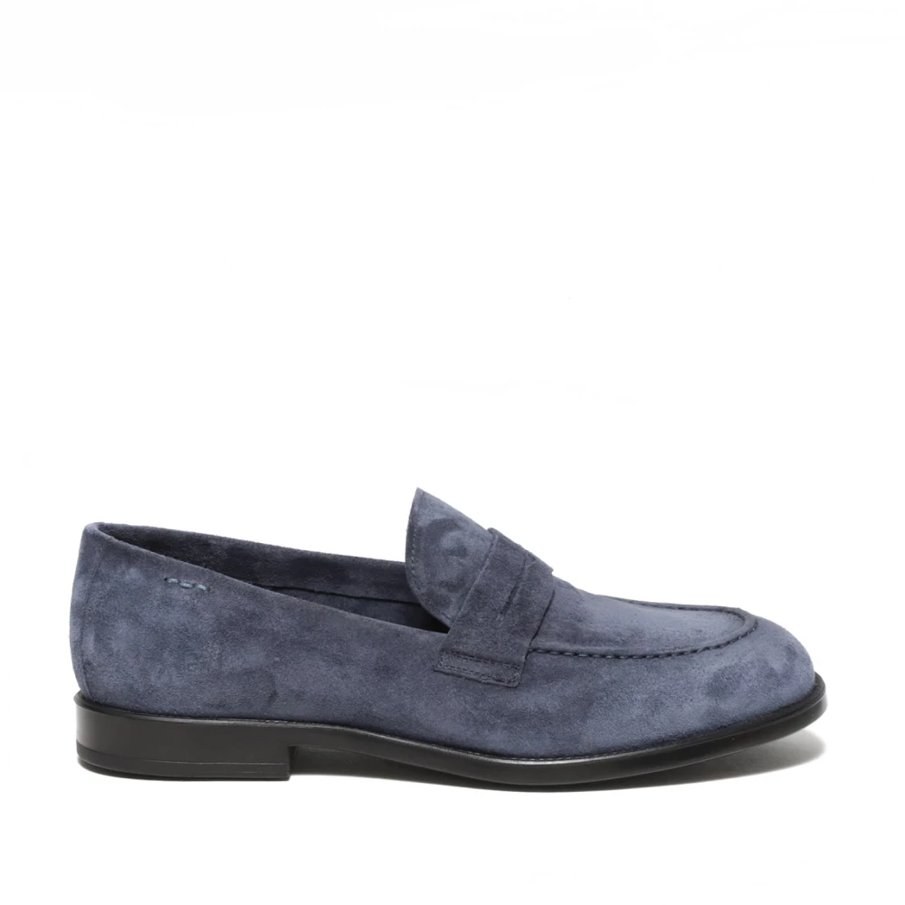 Alexander Hotto Blå mockasin loafers med memory foam Blue, Herr