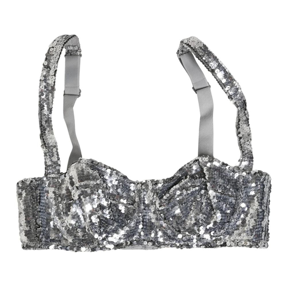 Dolce & Gabbana Women's Gray Bras, S, Nyon Balconnet Bra
