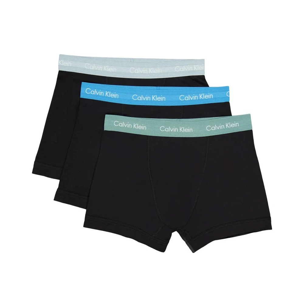 Calvin Klein Katoenen Stretch Boxer Briefs 3pack Blue Heren