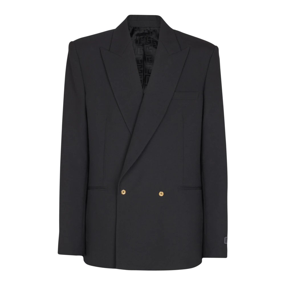 Balmain Men's Black Wool 2-Button Blazer - Blazers - M - Jackets