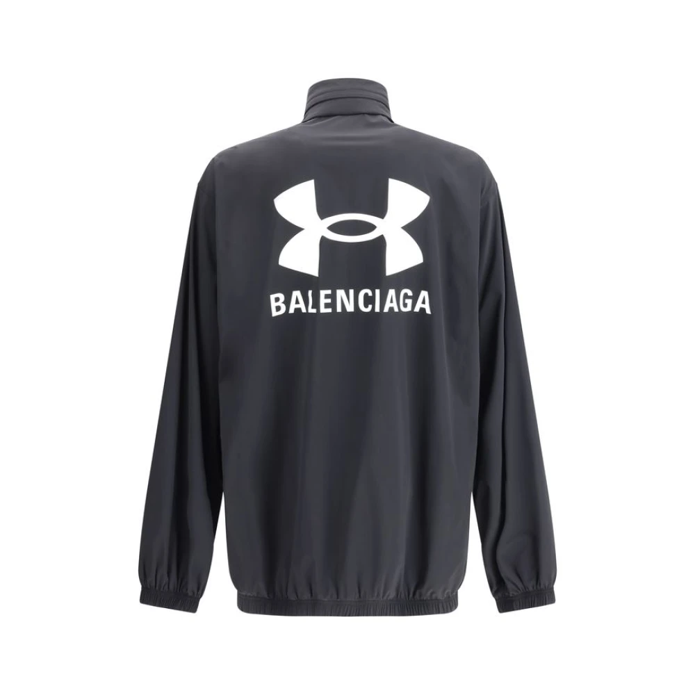 Balenciaga Ritssluiting capuchonjas Black Heren