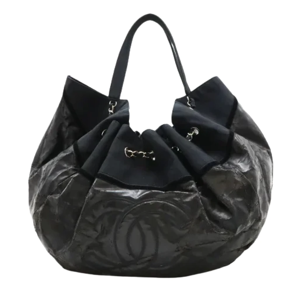 Chanel Vintage Pre-owned Plastic chanel-bags Black Dames
