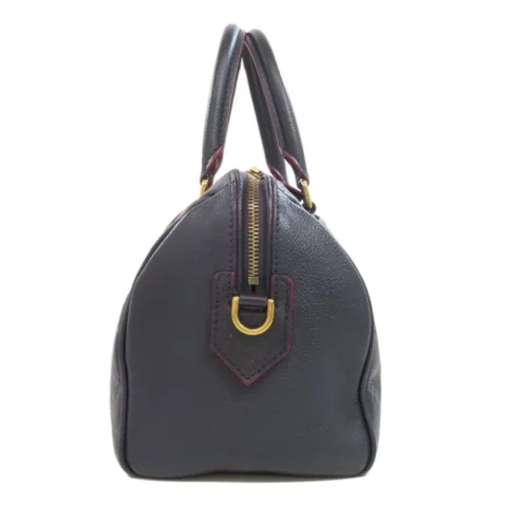 Louis Vuitton Vintage Pre-owned Leather travel-bags Blue Dames