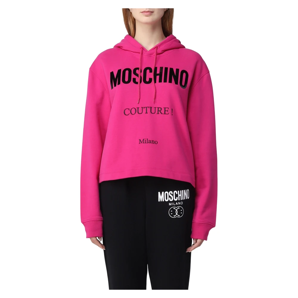 Moschino Damen Rosa Sweatshirts & Hoodies, 2XSgröße:
