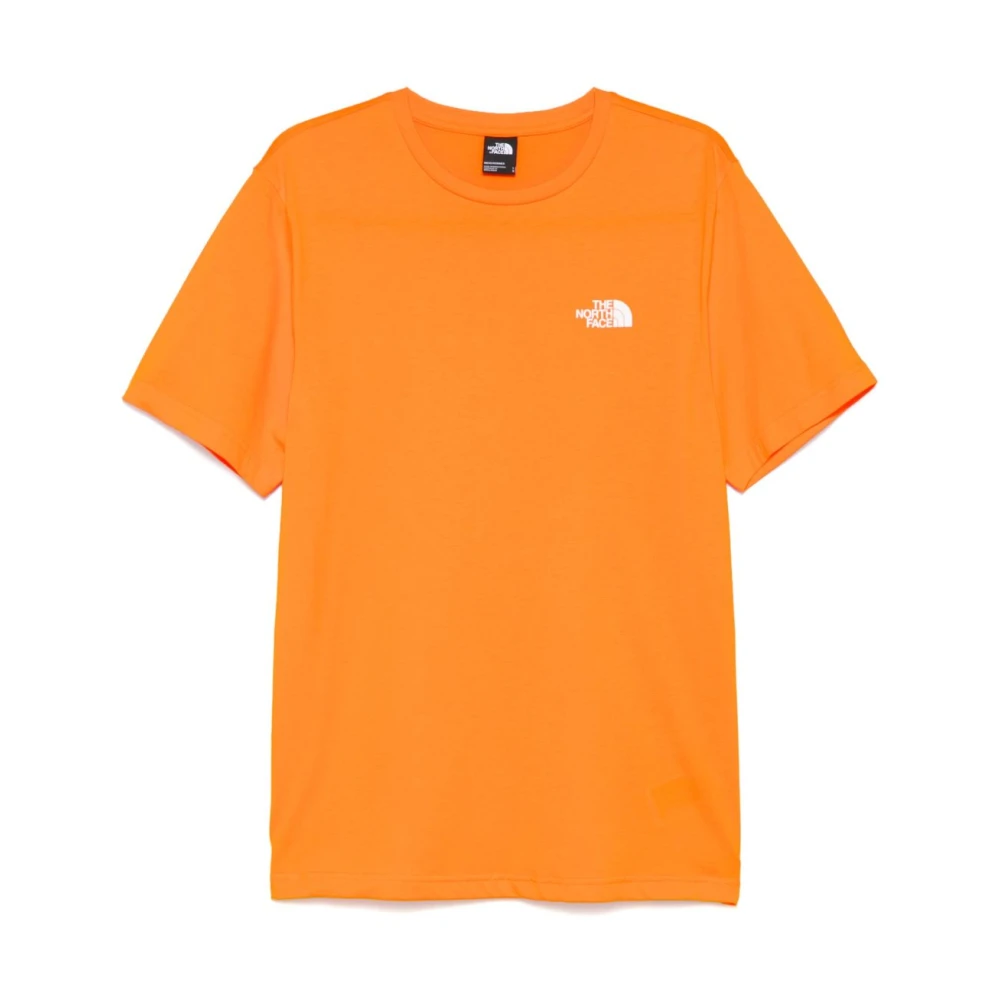 The North Face Oranje T-shirt met logo print Orange Heren