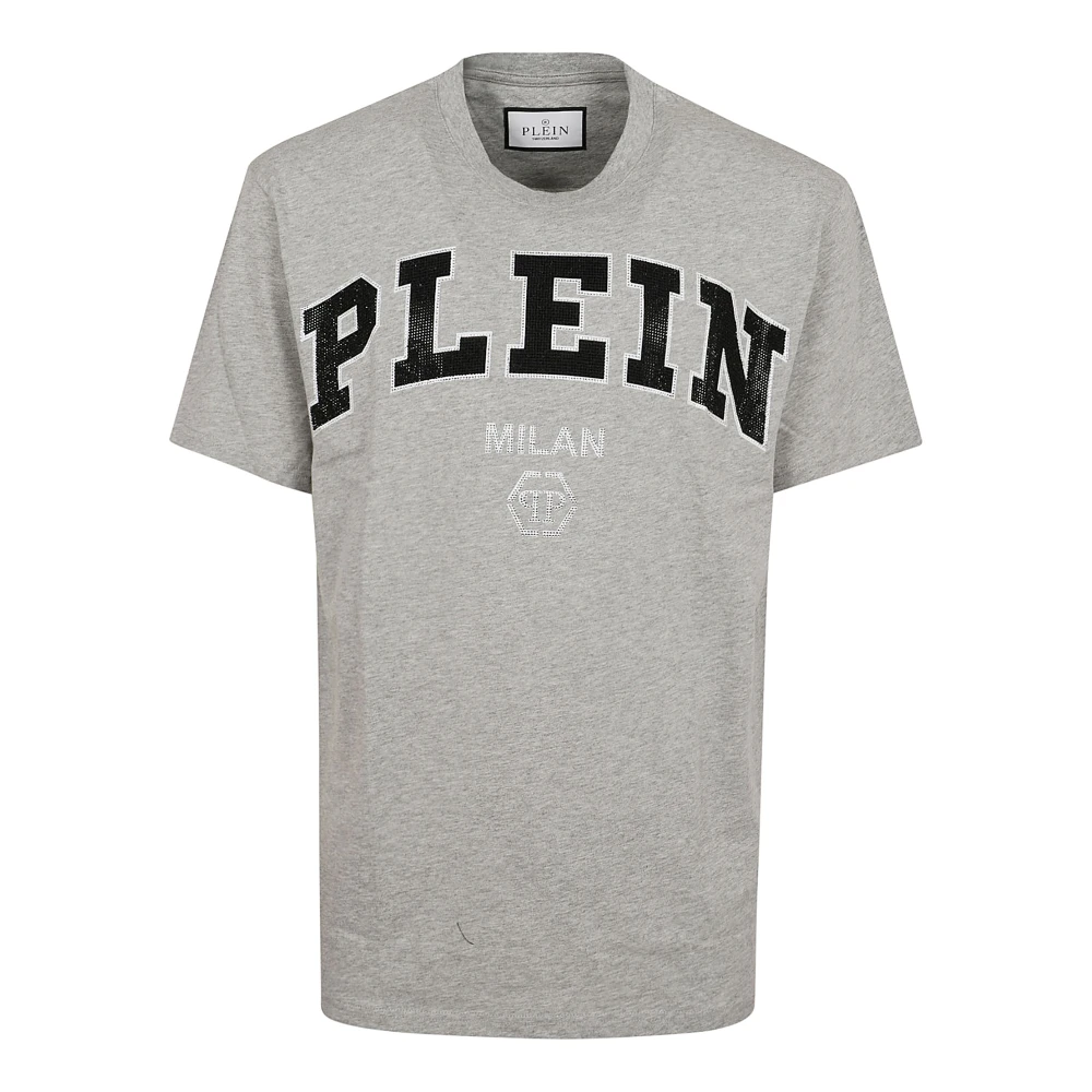 Philipp Plein Grijze T-shirt & Polo Collectie Aw24 Gray Heren