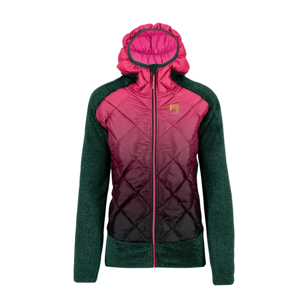 Karpos Fuchsia Hoodie met Elastische Afwerking Multicolor Dames