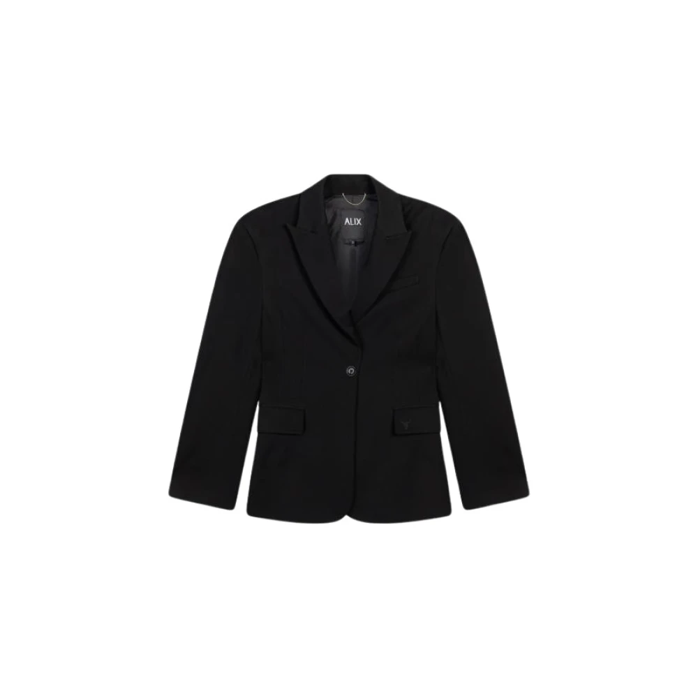 Alix The Label Elegante Hourglass Blazer Black Heren