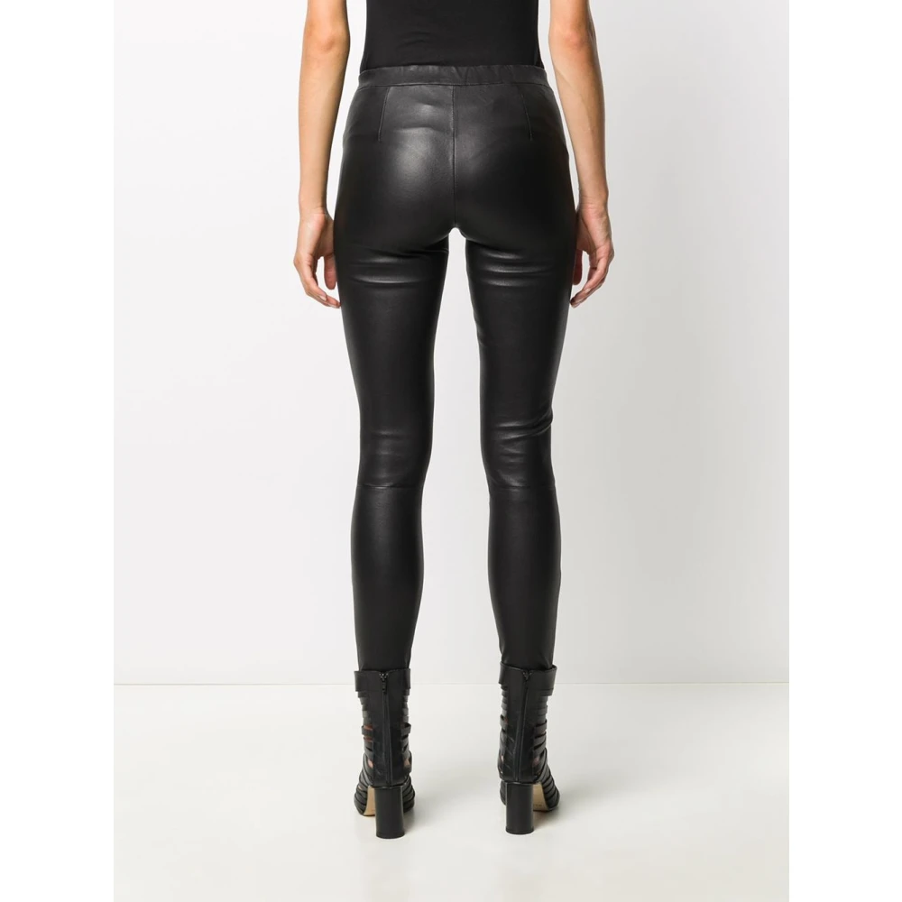 Arma Stretch Fitted Biker Leggings Black Dames