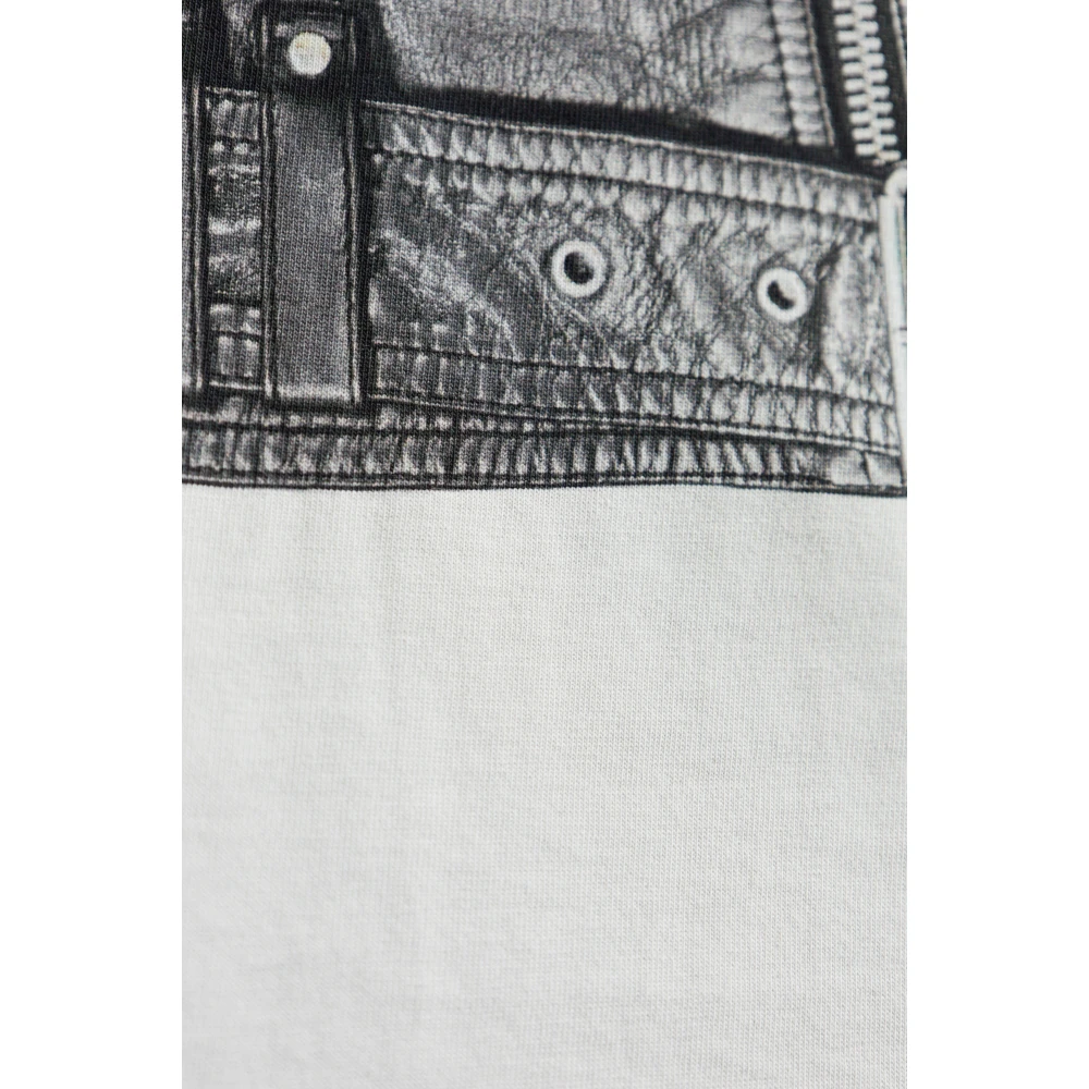 Balmain T-shirt met print Gray Heren