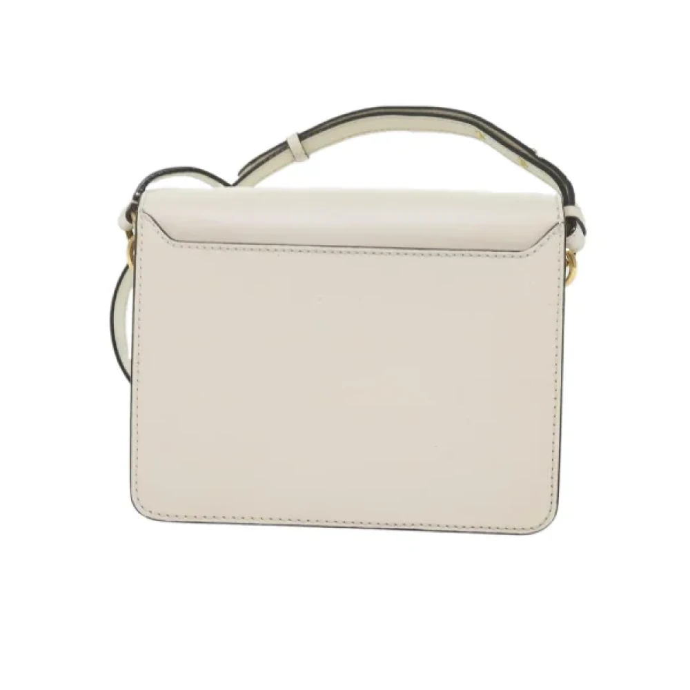 Jimmy Choo Pre-owned Leather shoulder-bags White Dames
