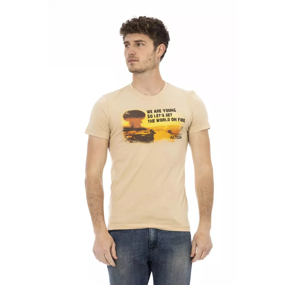 Trussardi Uomo Beige Action T-Shirt
