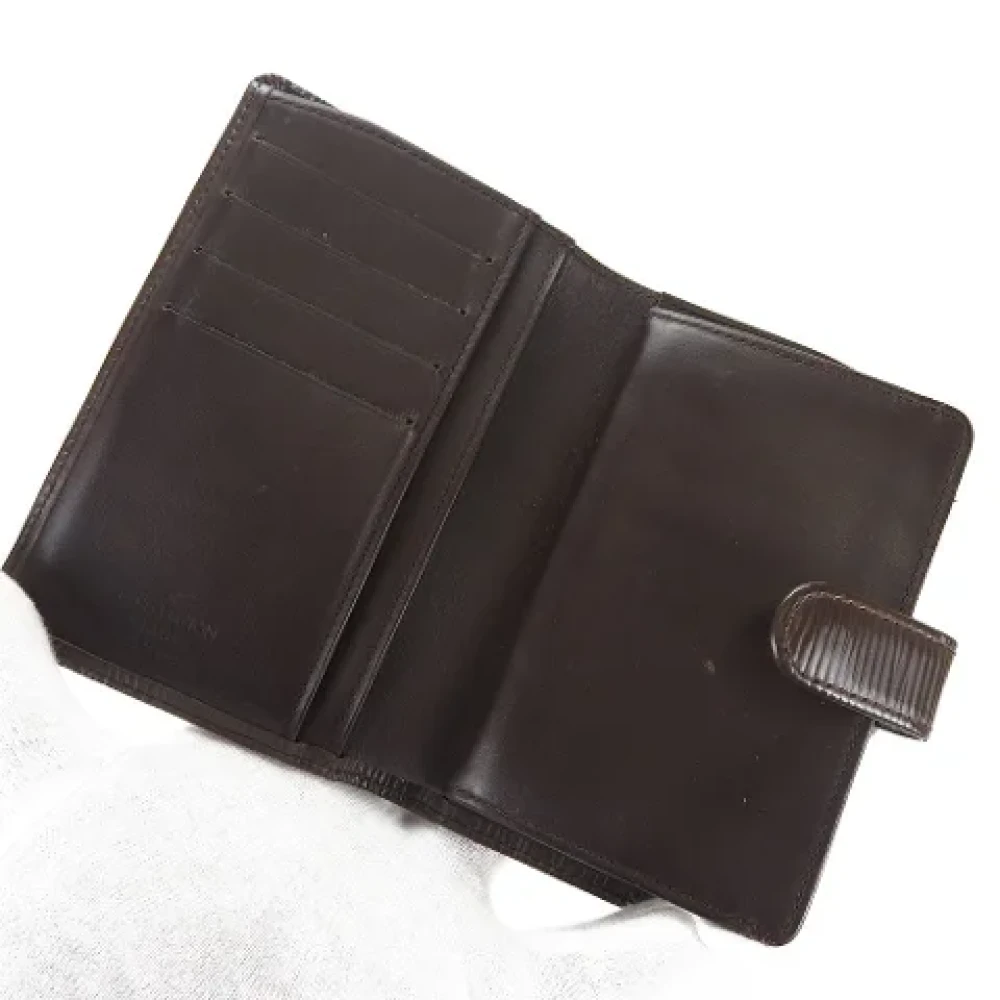 Louis Vuitton Vintage Pre-owned Leather wallets Brown Dames