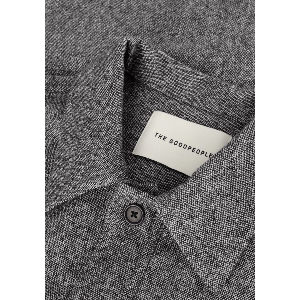 The GoodPeople Solva Heren Overshirt Grijs Gray Heren