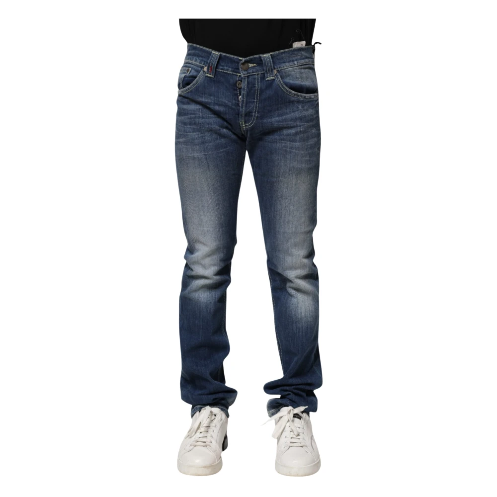 Dondup Men's Blue Skinny Fit Denim Jeans