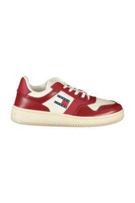 red-polyester-sneaker-with-cushioned-sole