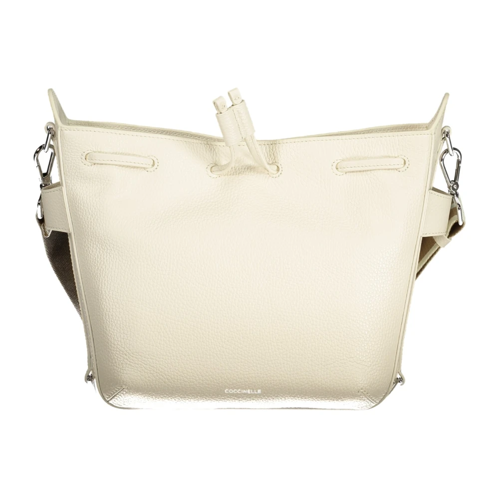 Coccinelle Women's White Gretel Ribbon Bag - Shoulder Bags - One Size - Bags
