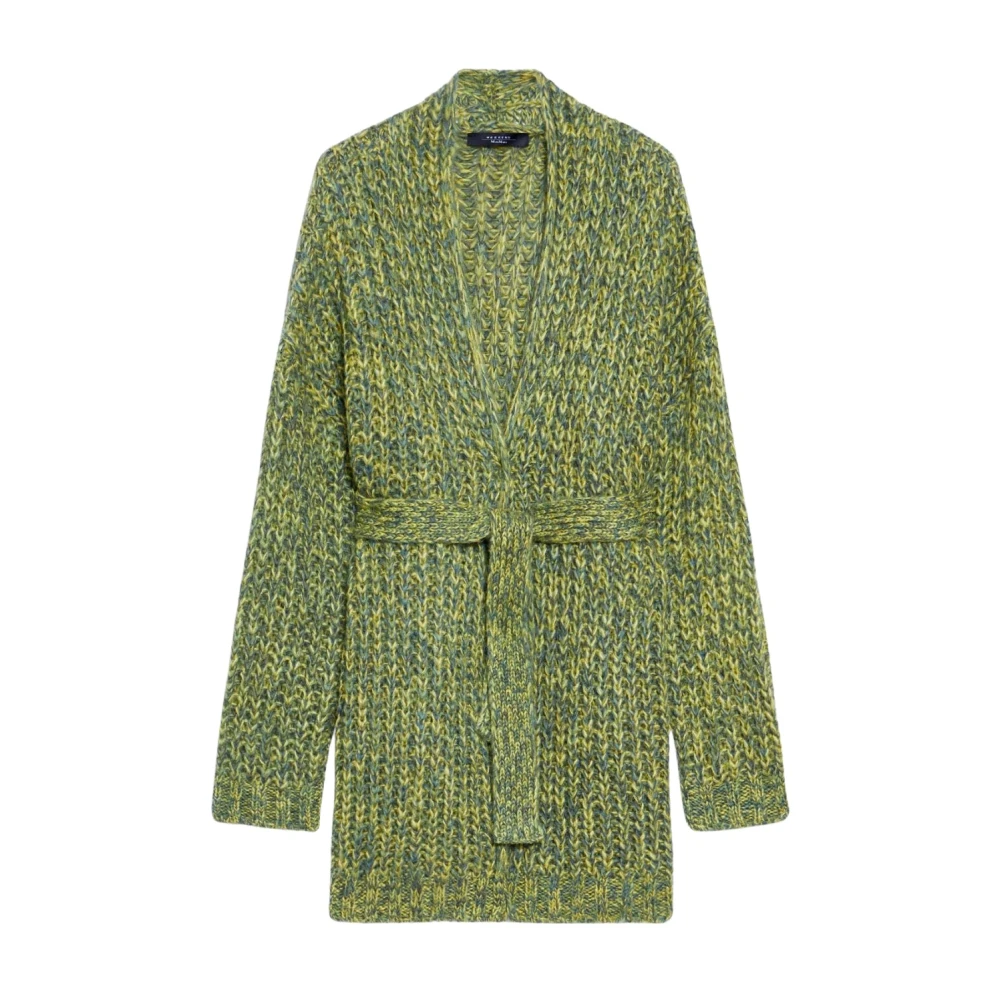 Max Mara Weekend Oversized Vest met V-hals Green Dames