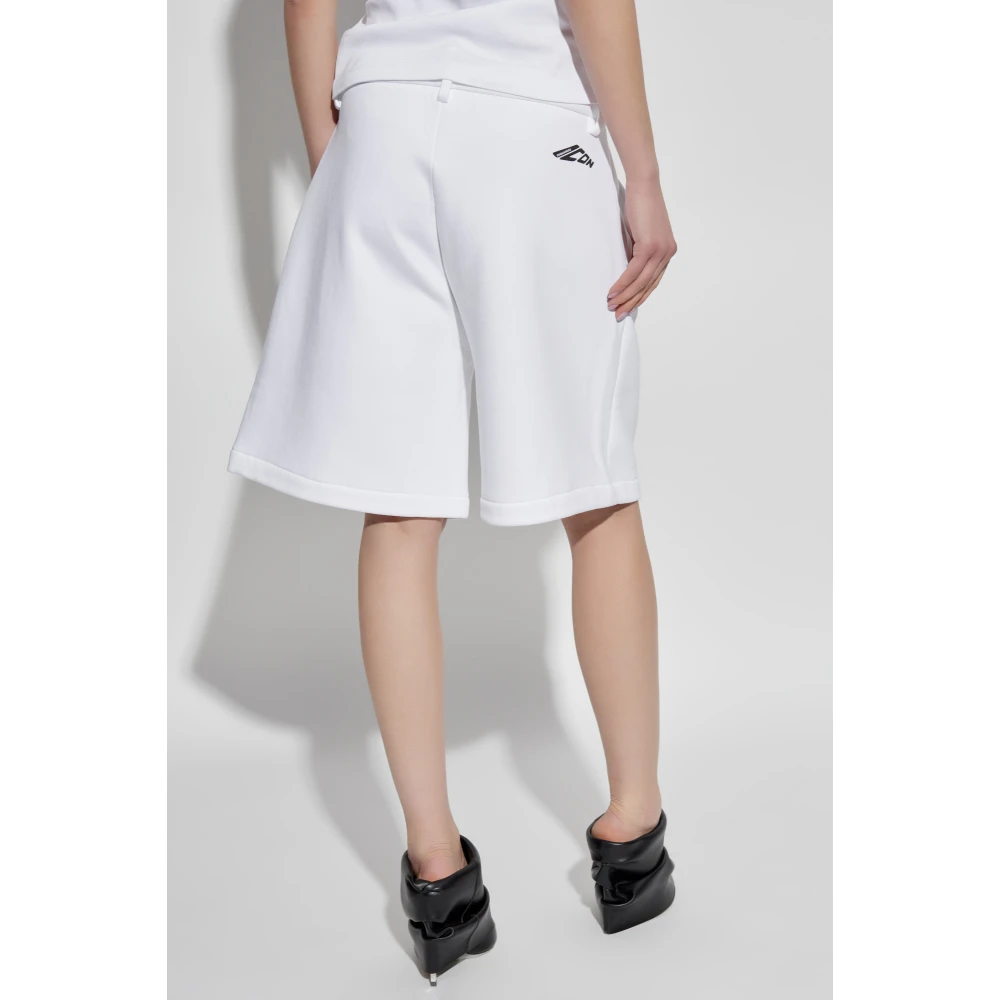 Dsquared2 Logo shorts White Dames