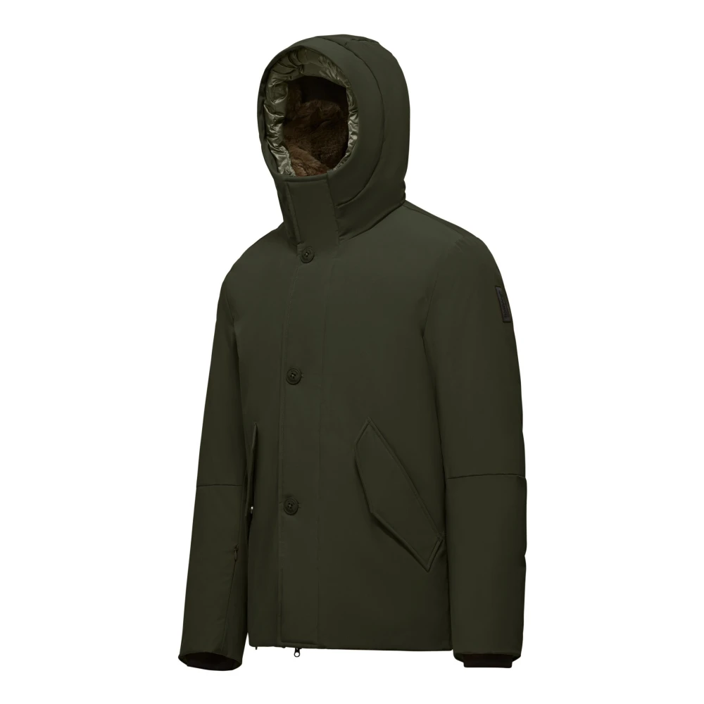 BomBoogie Seattle Parka met Eco-Fur Voering Green Heren