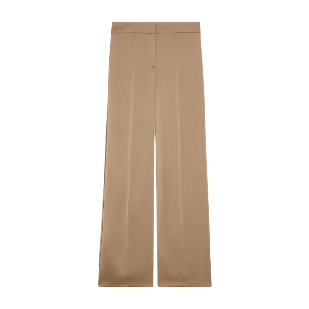 Pennyblack Women's Beige Wide Trousers - Wide Trousers - Xs - Trousers