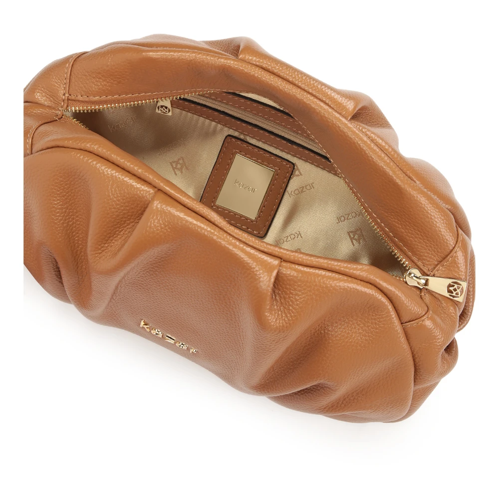 Kazar Leren etui in de vorm van een wolk Brown Dames