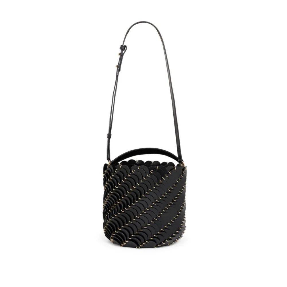 Paco Rabanne Middel Zwart Clutch Bucket Black Dames