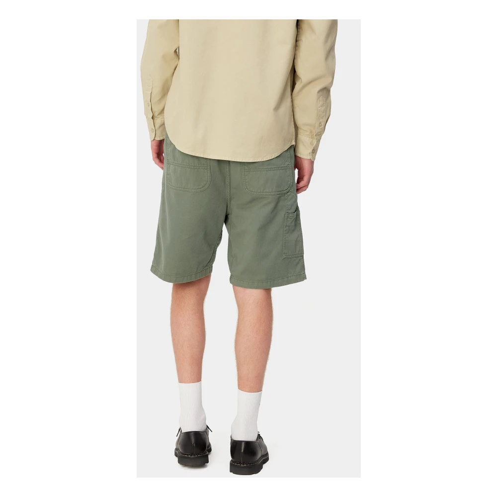 Carhartt WIP Biologisch Katoen Park Short Flint Green Heren