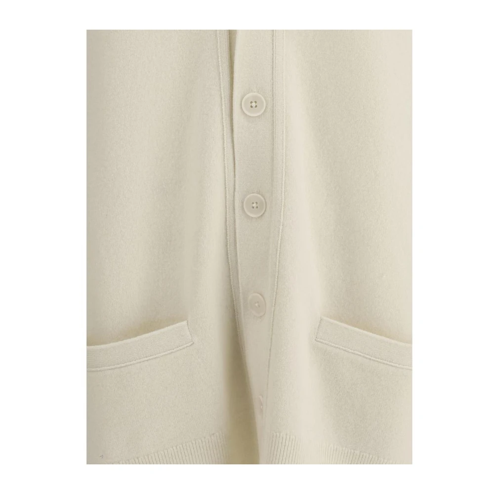 Extreme Cashmere V-hals Vest met Zakken Beige Dames
