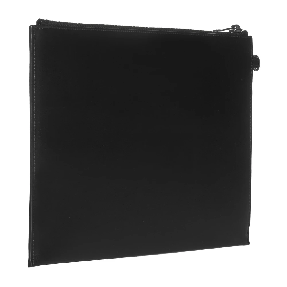 Saint Laurent Zwarte tassen met YSL i-Pad houder Black Heren